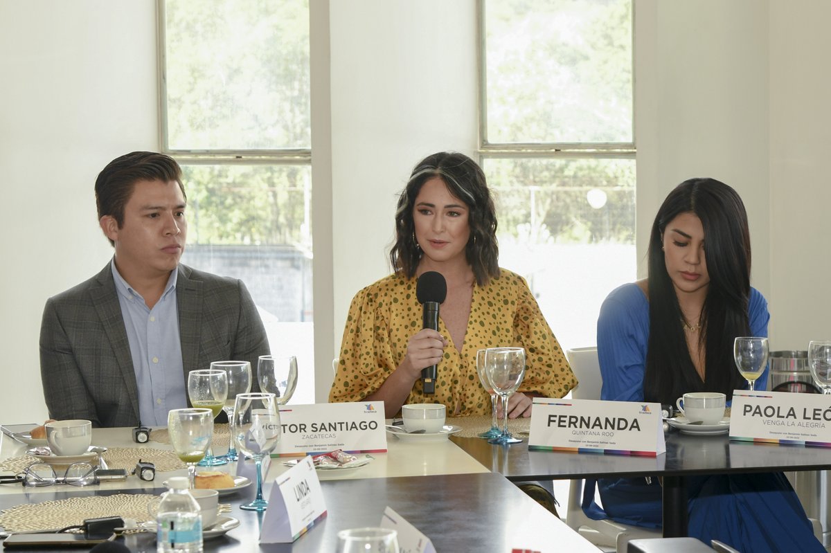 SalinasBenjamin's tweet photo. Solo en equipo hacemos la mejor televisión en México. 
Gracias a todos los compañeros de @Azteca que me acompañaron en el desayuno de hoy. https://t.co/E7878ebs99