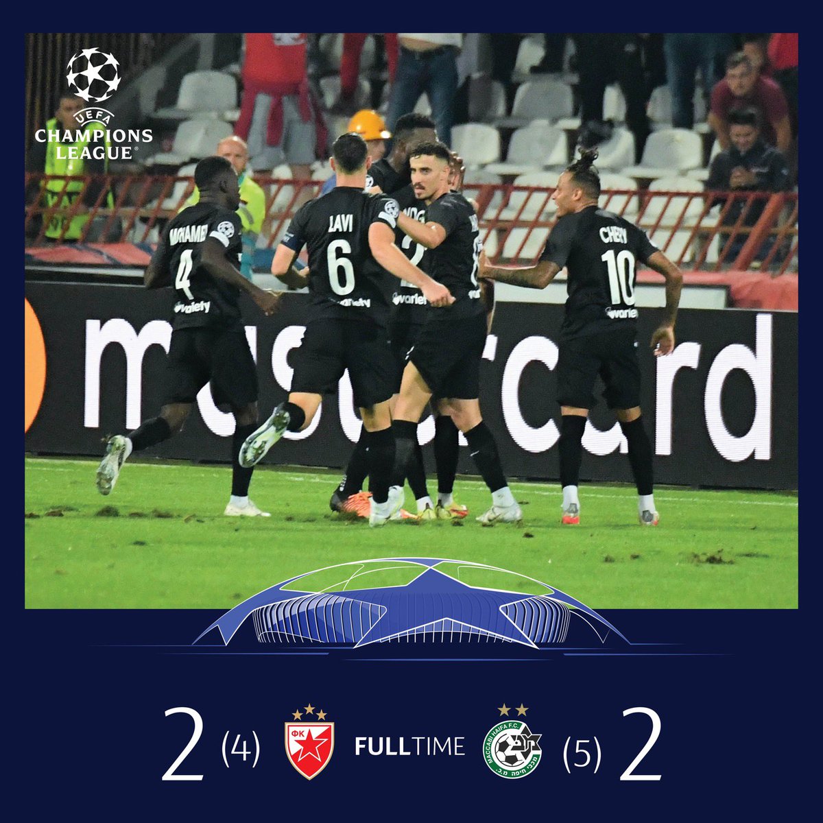 mhfootballclub's tweet photo. נראה לנו נשבר הנאחס של השחורה לא?
#championsleague ⚡️ https://t.co/Uv6xzqfyg4