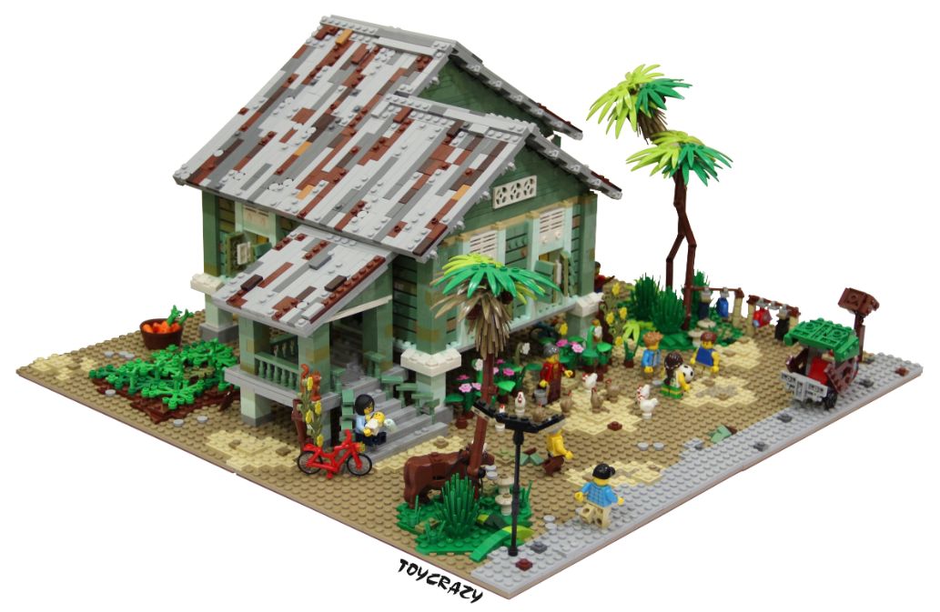 blocksmagazine's tweet photo. Ng Wy creates a traditional Malay Kampung House in #LEGO #weloveMOCs https://t.co/RYbmEhEZZF