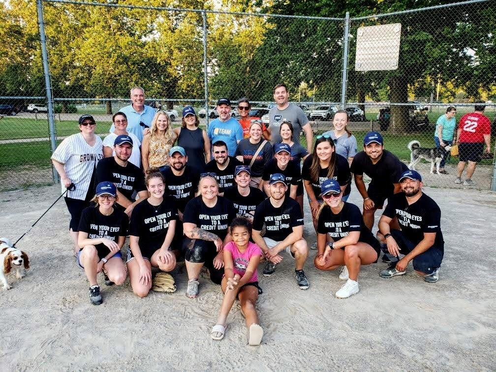 ConsumersCU's tweet photo. Good luck to our softball team Aces of Bases tonight at their playoff game! ⚾ #InsideConsumersCU https://t.co/PbjWYKX72K