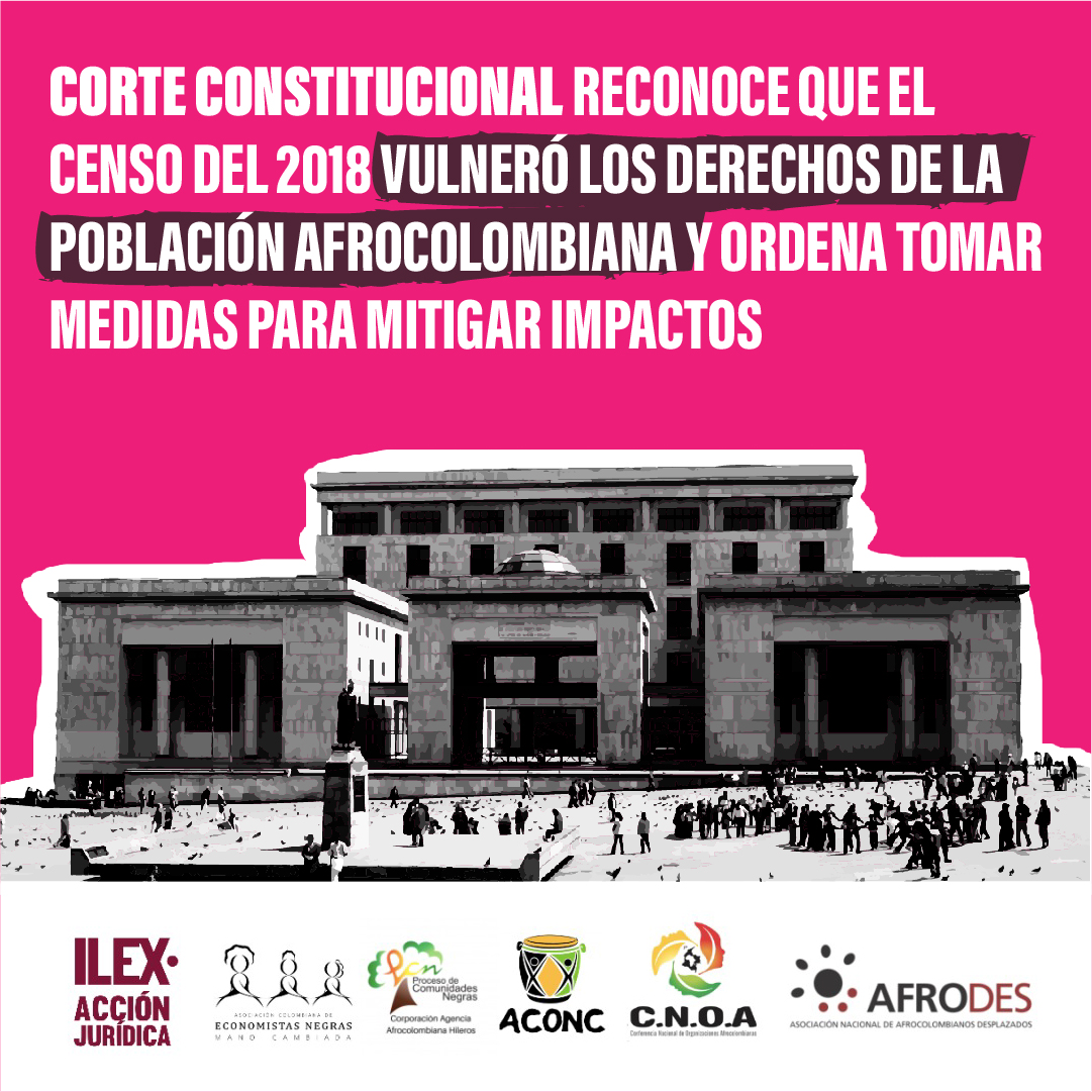 IlexAJ's tweet image. La @CConstitucional reconoció este martes las graves vulneraciones a los derechos fundamentales de la población afrodescendiente acaecidos por la invisibilización estadística en el Censo 2018 del Departamento Nacional de Estadística (DANE). 

Sentencia: bit.ly/3cgIBlK