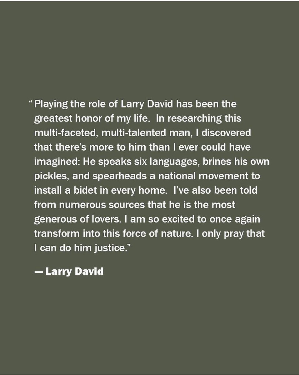 Larry David tweet media
