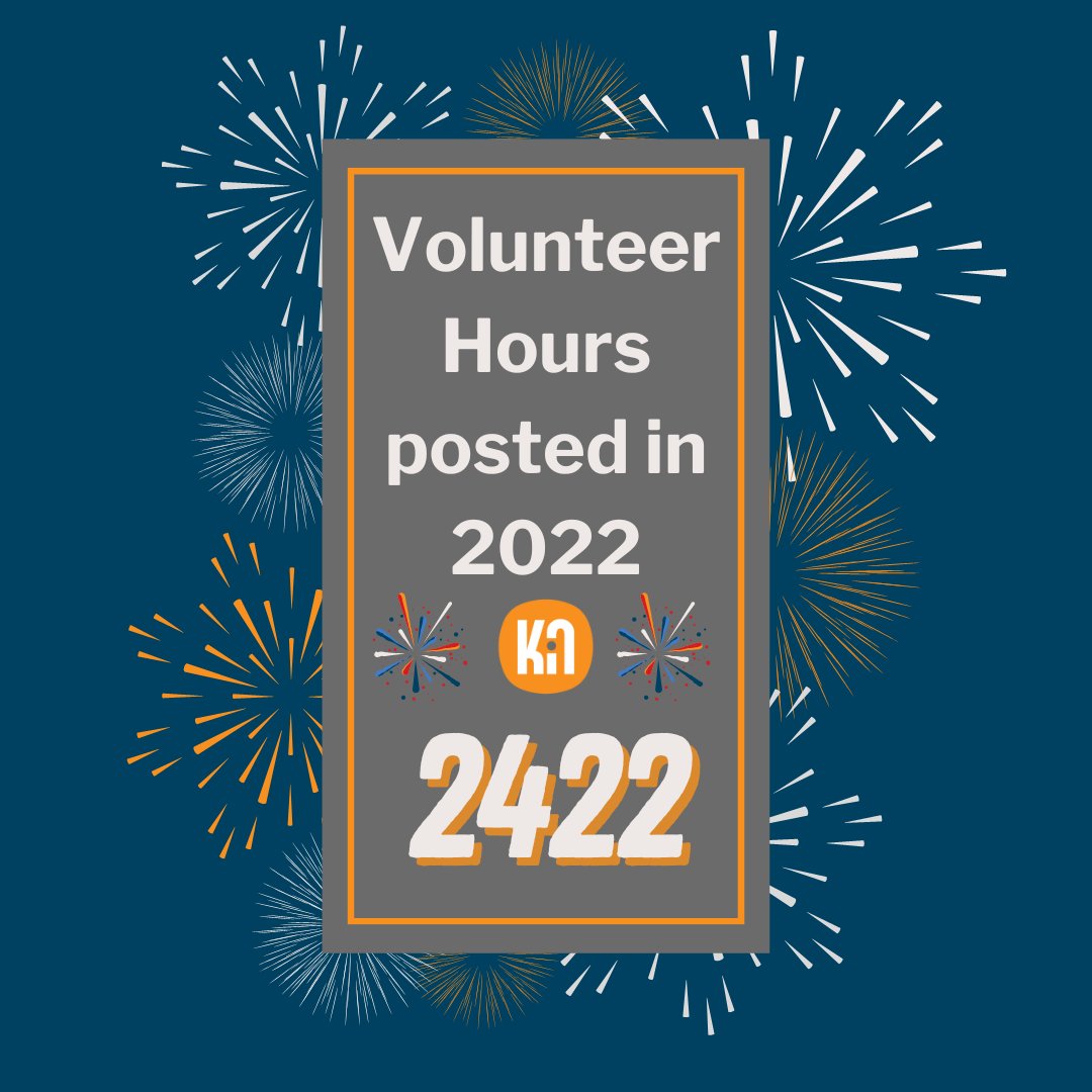 KIN_connect's tweet photo. We did some math over here at KIN...
#KINcounts?? Yes, we do.
So far this year, our #KINfolk have reported an average of 25% MORE HOURS per month than in 2021!!! This time last year, we had about 1827 hours logged.

Truly, #KINfolk are the BEST folk!!
#volunteernow https://t.co/xHXR4c2Ozu