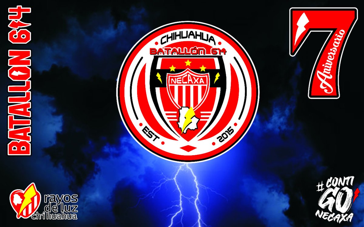 batallon614's tweet photo. #7años de apoyar a @ClubNecaxa  no ah sido fácil pero aquí seguimos y seguiremos firmes #FuerzaRayos https://t.co/9YJwDjR2D8