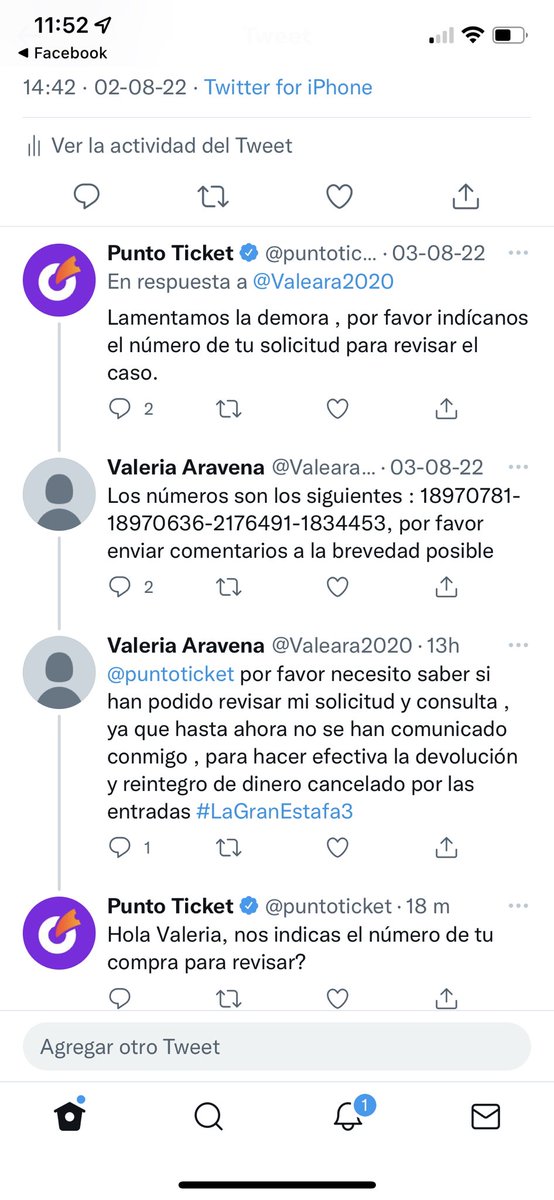 Valeara2020's tweet photo. @puntoticket https://t.co/Hsz3R7HfUA