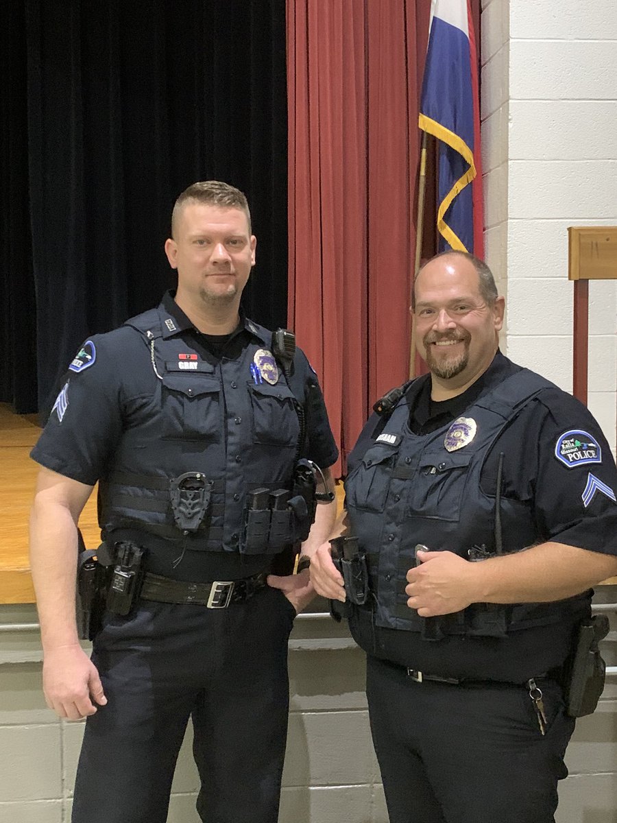 Thank you Sergeant Gray and Corporal Grisham for conducting the RMS safety training for all school staff!