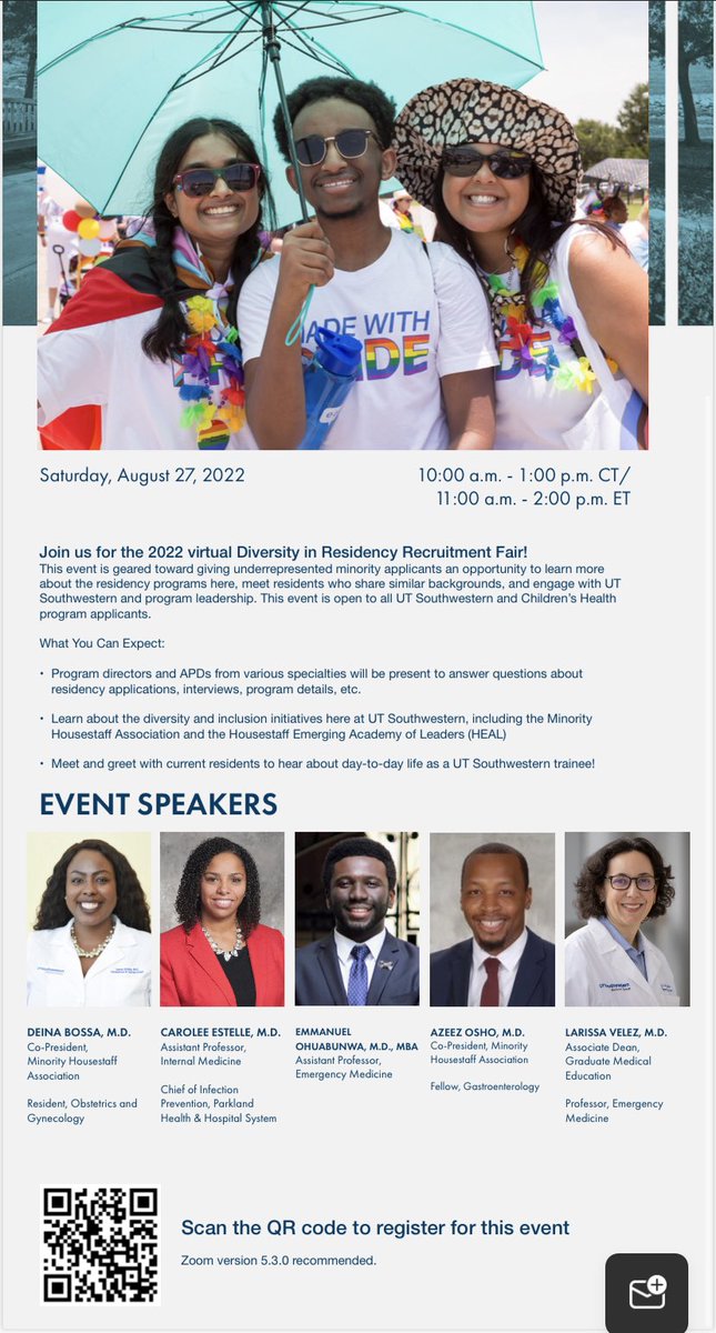 If you’re a neuron and you know it… 👏👏👏 We want to chat with you! If you’re interested in #PediatricNeurology #ChildNeuro please join us this Saturday for the #Diversity in Recruitment Fair! Scan the QR on attached flier 🧐 @NMatch2023 @Inside_TheMatch @FuturePedsRes