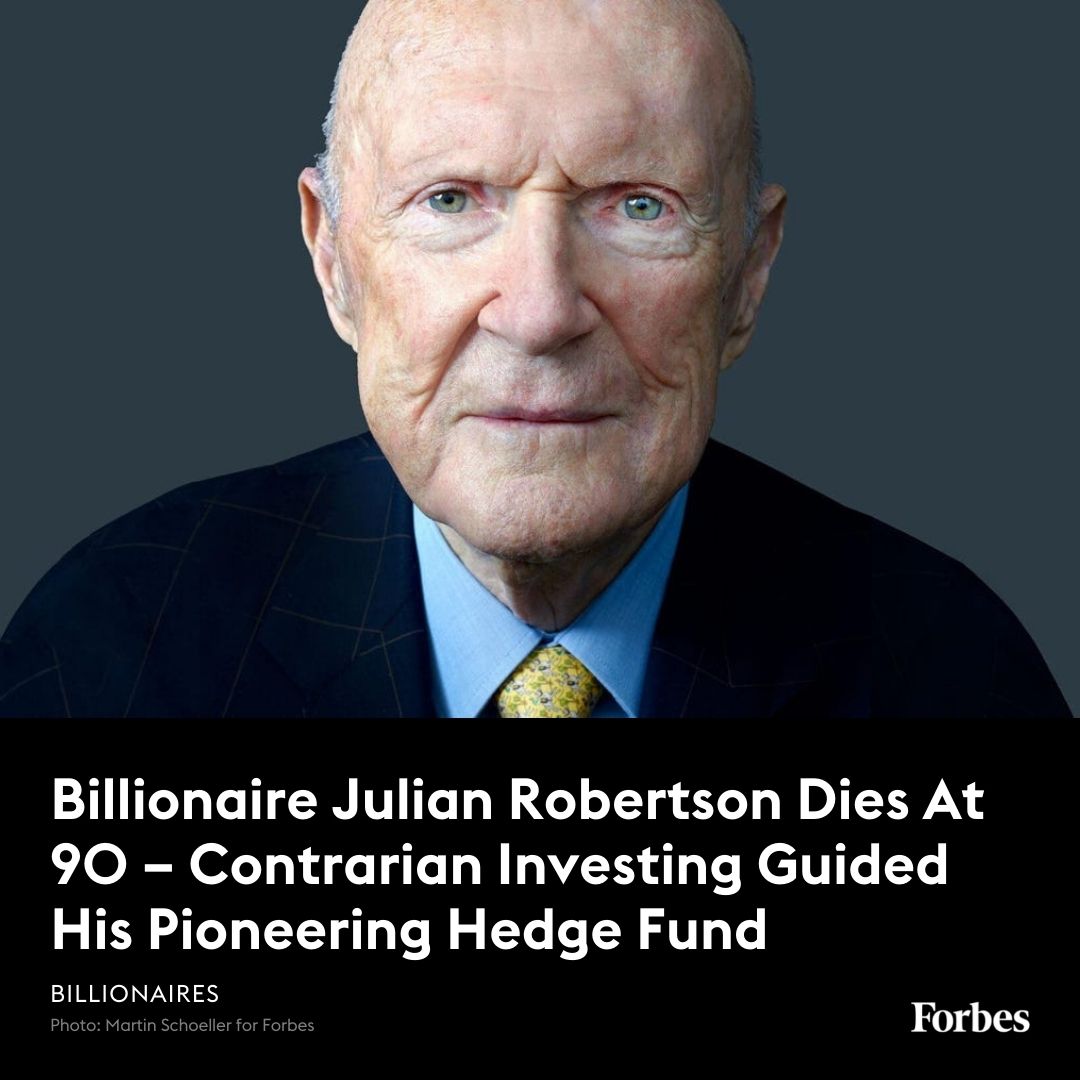 Julian Robertson, who built one of the most successful hedge funds of