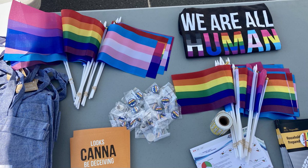 RoadSafetyIngy's tweet photo. ⁦@KamloopsRCMP⁩ ⁦@icbc⁩ #kamloopspride ⁦  
#loveislove
Building community relationships! 👍🏳️‍🌈🏳️‍⚧️👩‍🎤👩‍🎤🌞🕶 https://t.co/mglncJPGla