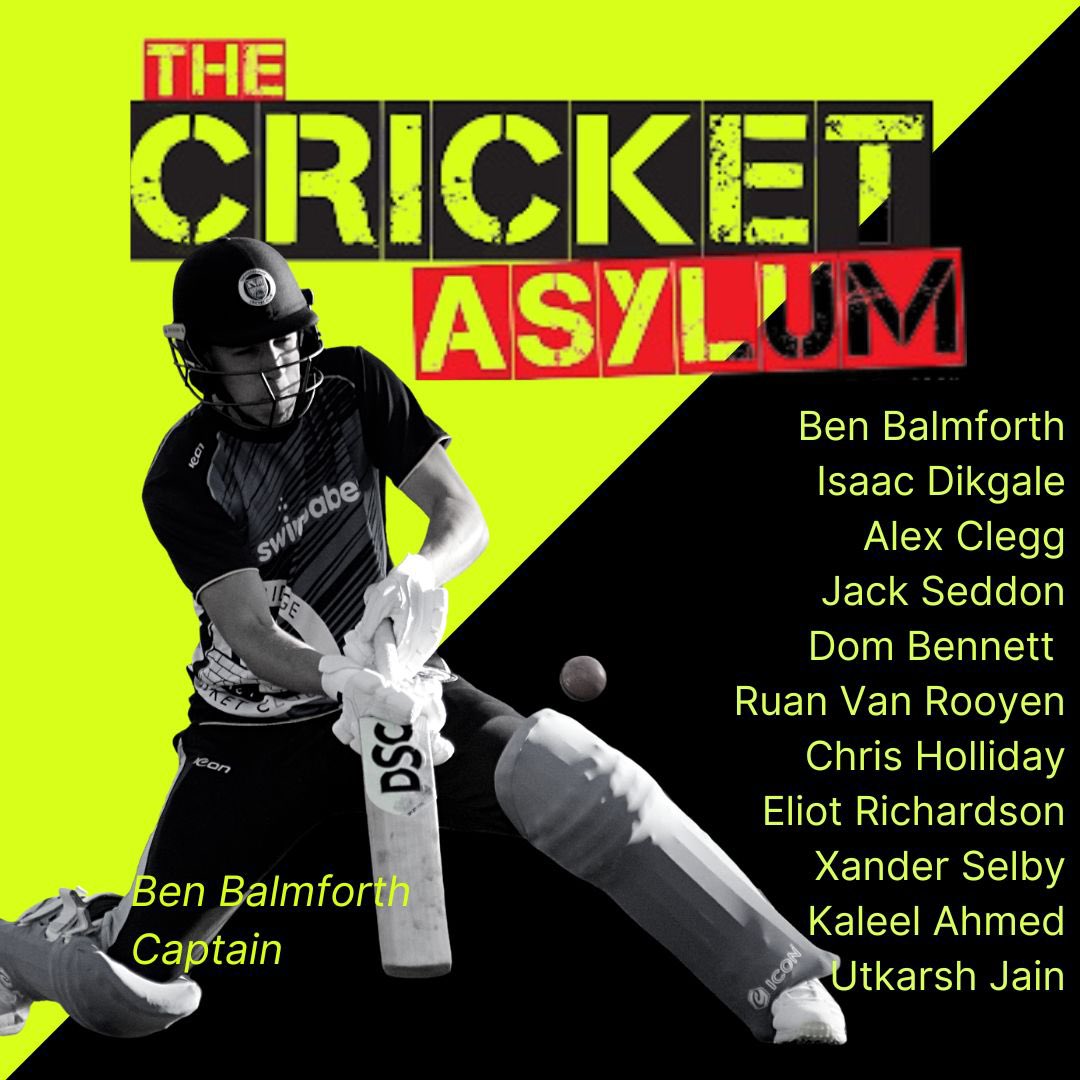 ThongsbridgeCC's tweet photo. 📢 Big Bridge Bash Team News 📢 
Last but no means least, Team @cricketasylum has now been confirmed! Led by our very own opening gun bowler @Ben_Balmforth18 💥 
#BigBridgeBash https://t.co/cTeEAzReBk