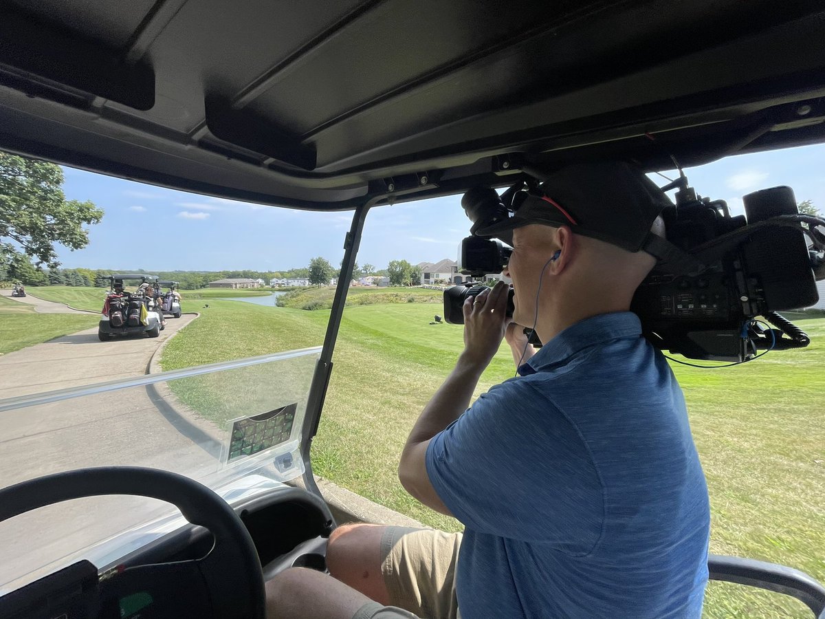 ejohnsonNEWS's tweet photo. The story of golf &amp; love. Stay tuned, these two are about to accomplish something amazing on Sept 4th in Jasper County. Thx to @Darandar80 for capturing todays story @WHO13news. https://t.co/UU7LG406na