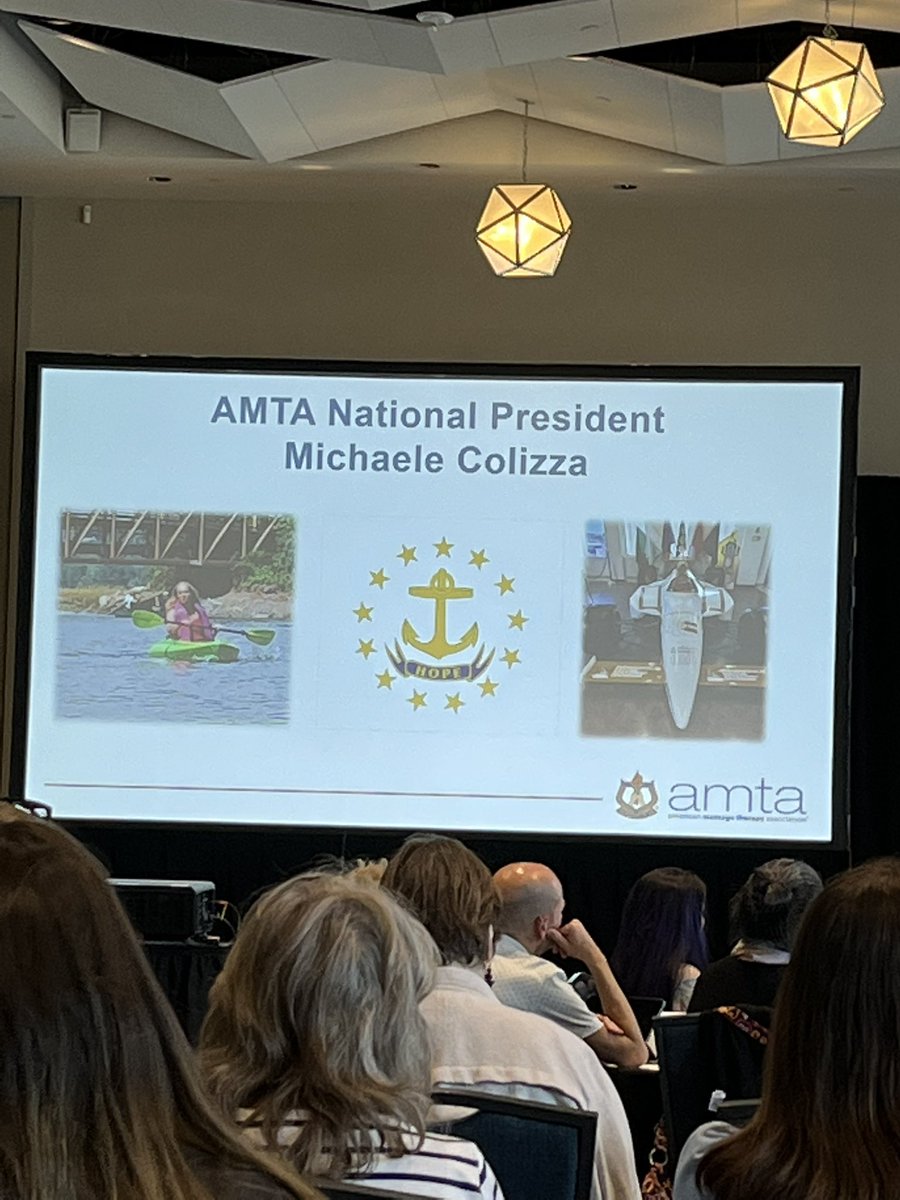 RhodeIslandAMTA's tweet photo. Chapter Presidents Council Meeting (CPC)…Our past President Deb Kilty was the moderator.  #AMTAConvention2022 @AMTAmassage #ChapterPresidents #MassageLife #ClevelandOhio https://t.co/Yh1Zq6oMUm