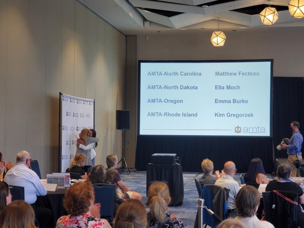 RhodeIslandAMTA's tweet photo. Chapter Presidents Council Meeting (CPC)…Our past President Deb Kilty was the moderator.  #AMTAConvention2022 @AMTAmassage #ChapterPresidents #MassageLife #ClevelandOhio https://t.co/Yh1Zq6oMUm
