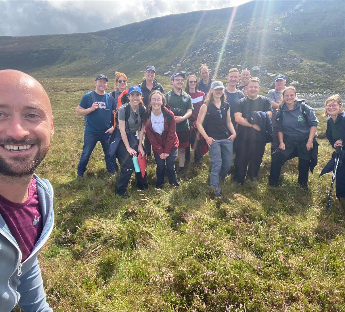 cahdaly's tweet photo. A beautiful day on the #stairwaytoheaven on #cuilcaghmountain in the stunning #fermanagh learning about #bogrestoration with @UlsterWildlife https://t.co/H1j7dkaVPn