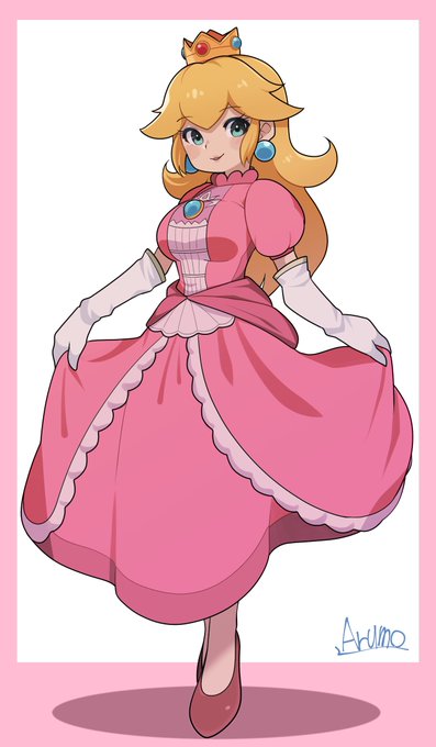 【100日チャレンジ】
1日目 ピーチ姫 