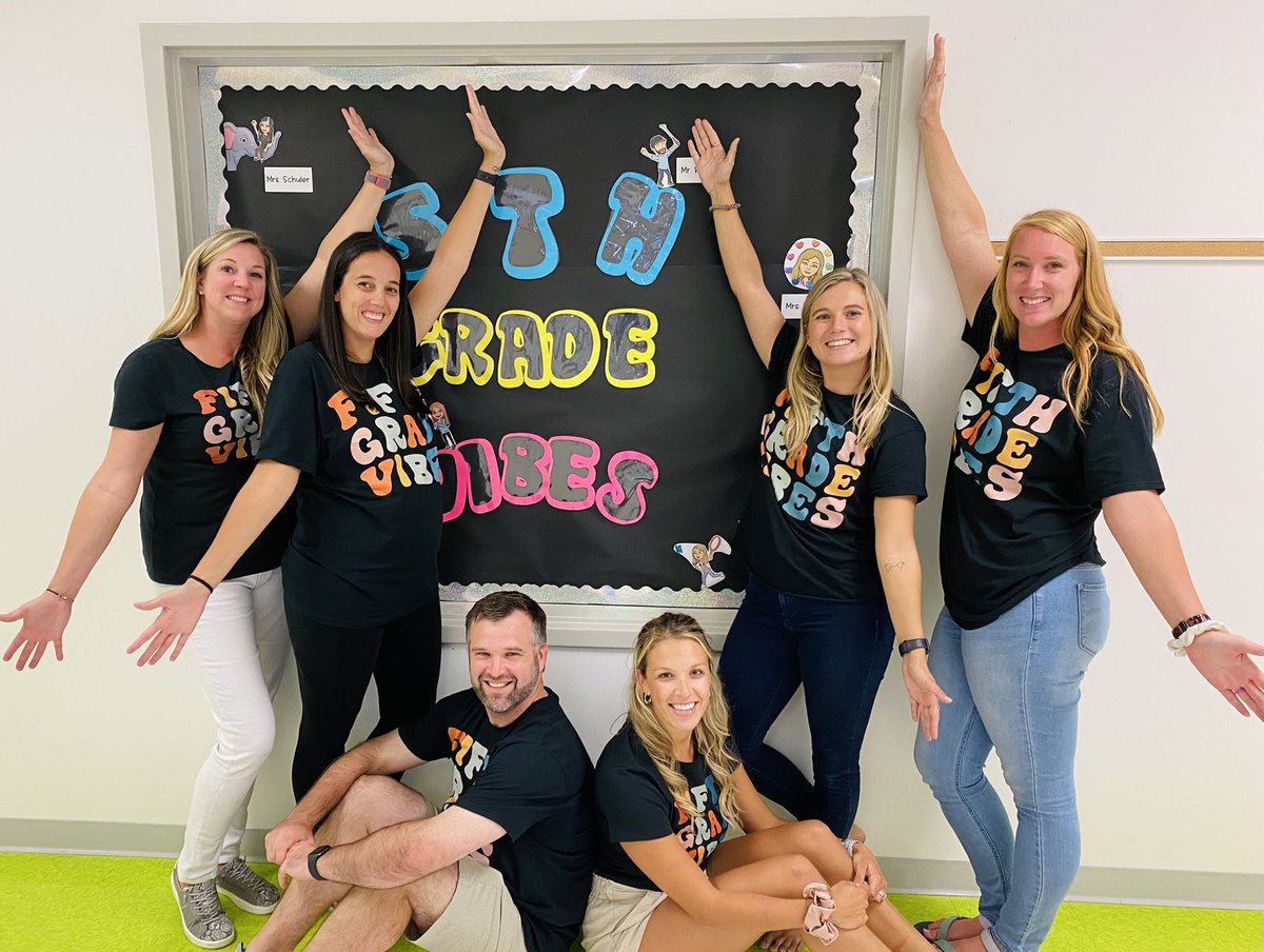 All about the good vibes in 5th grade 💜☮️ Excited to start the year with such a fun team! <a href="/BryanRoadES/">Bryan Road Elementary School</a>