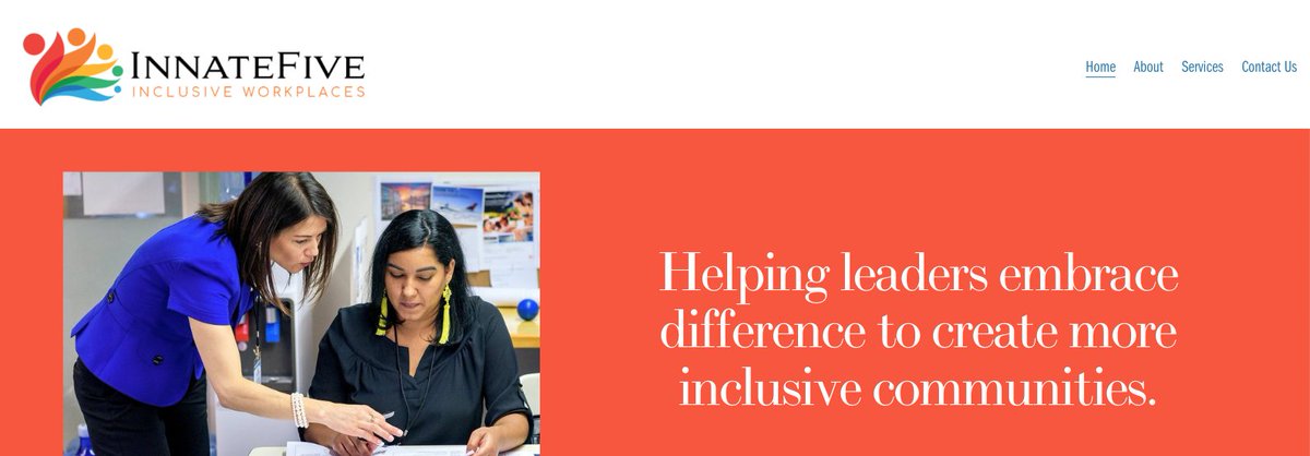 InnateFive's tweet photo. Check out our new https://t.co/Bft2JAVZt9 website! We're committed to helping leaders create inclusive spaces for all to thrive. Let's appreciate &amp; leverage the diversity of thoughts and lived experiences we all bring to our work. It is possible and it is fun! @Gallup https://t.co/SjYrrm9Bf5