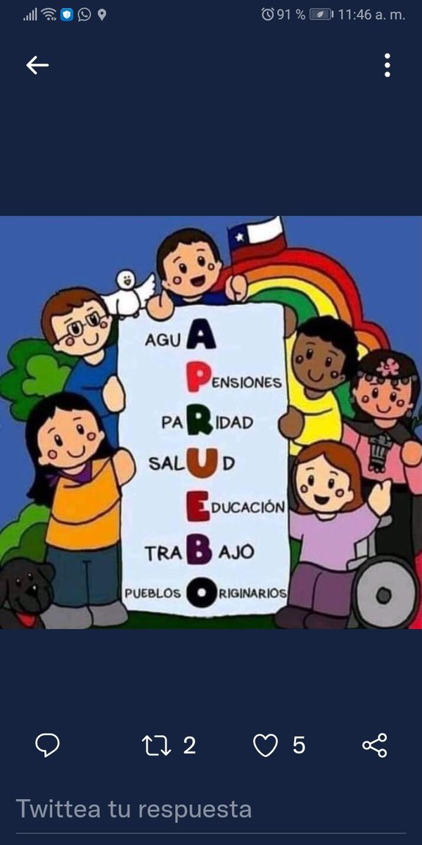 miss_gran_dia's tweet photo. @chaparral1543 #AprueboUnChileMejor https://t.co/dI1ckRVbSl