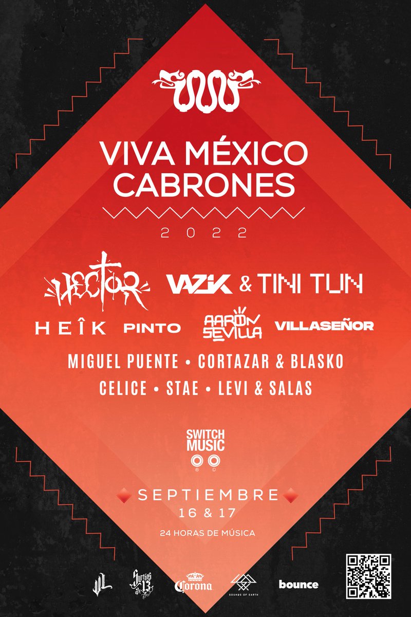 NochesElectroMx's tweet photo. 🇲🇽VIVA MÉXICO CABRONES 2022🇲🇽
Después de 4 años de ausencia, Switch Music esta de vuelta con la fiesta de música electrónica más emblemática de la Ciudad de México.

16-17.Septiembre.2022 #CDMX 
🎟556187-0424📲

#VMC2022 #SwitchMusic #VivaMéxicoCabrones @pintomusic_ https://t.co/oAQBchWe0N