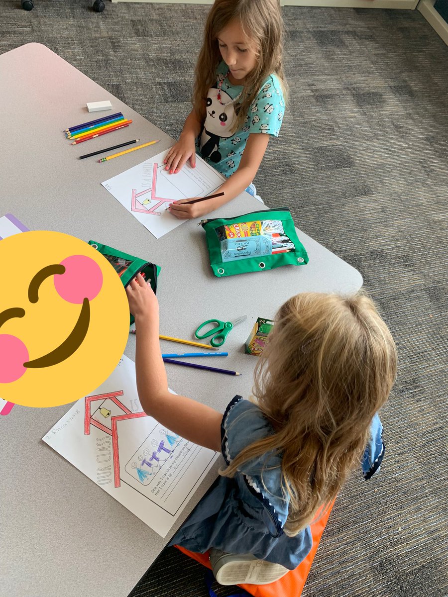 MrsBarcus's tweet photo. Our class is a family is an absolute must for every first week of school read aloud! Loved discussing how we can care for one another as our own little community💛 #OurClassIsAFamily https://t.co/zyONTONqPt
