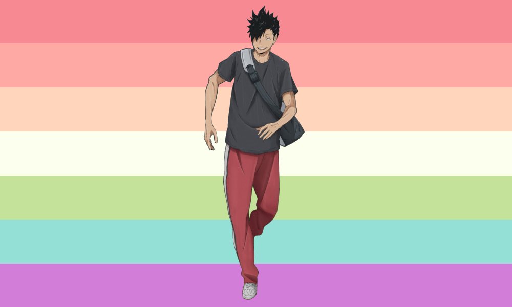 NeosbianOTD's tweet photo. Tetsurou Kuroo from Haikyuu!! is a genderfluid transmasc lesbian and uses he/they/vamp/pup/fang/it pronouns! (Request) https://t.co/jAvXrSZ3iB
