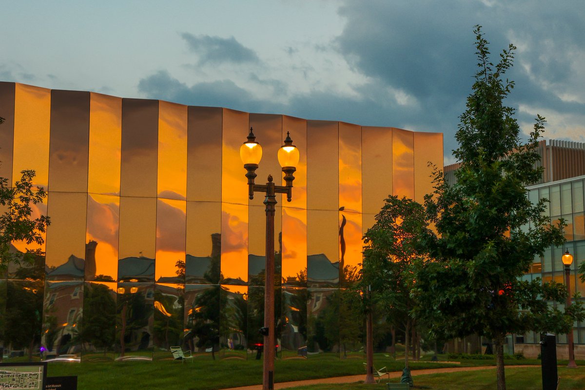 Life isn't perfect, but sunsets at WashU are.