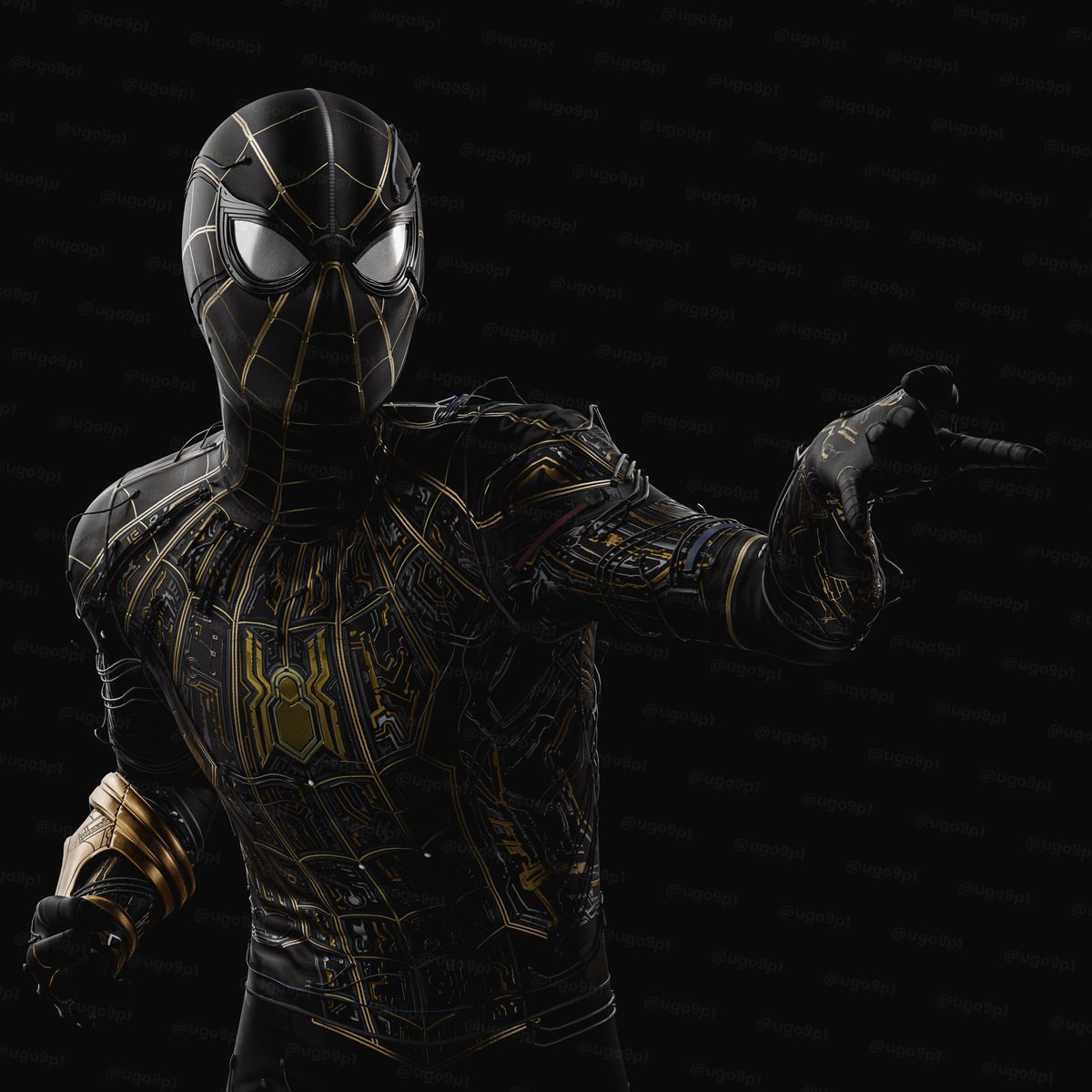 UgoRibaut's tweet photo. Suit is not done but I just wanted to render it cause I love it ! https://t.co/hDThNDkHcu