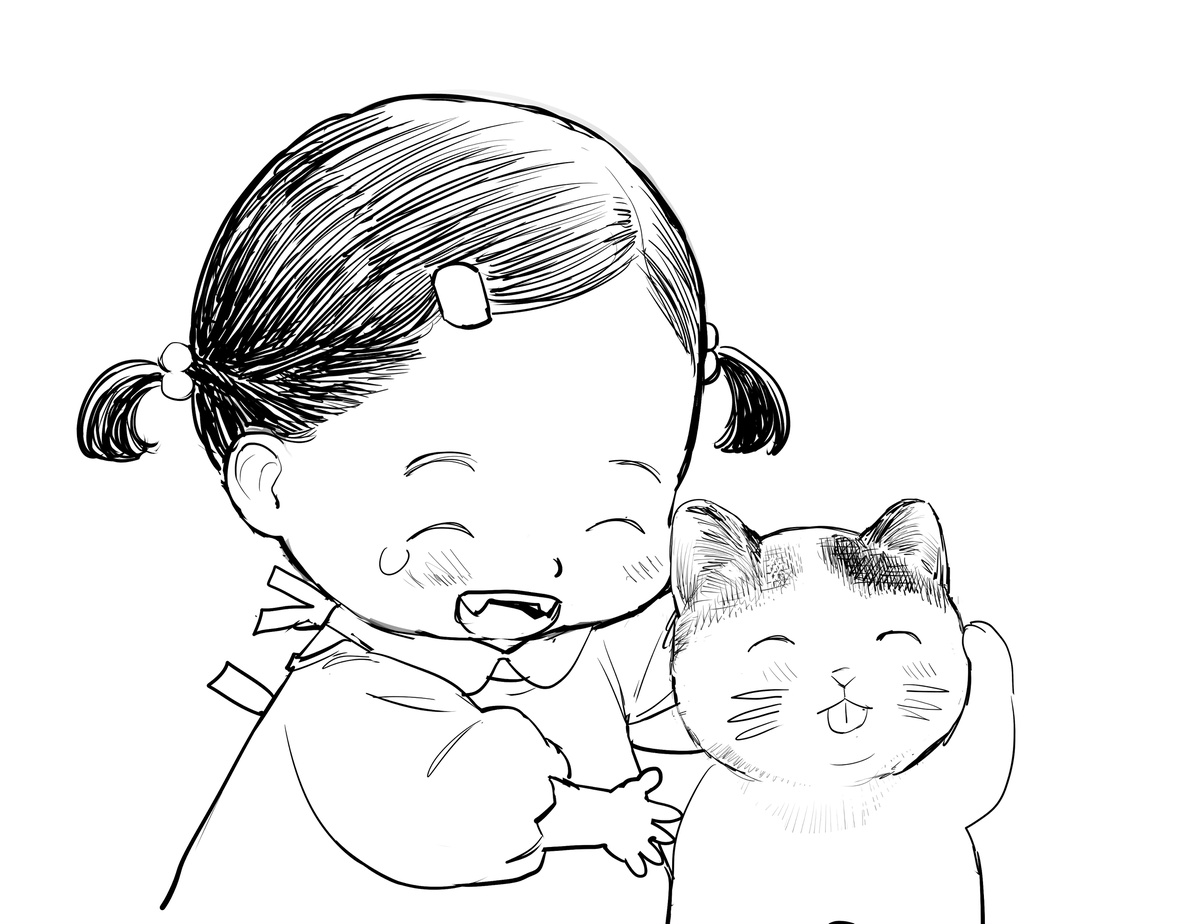 猫と師匠 