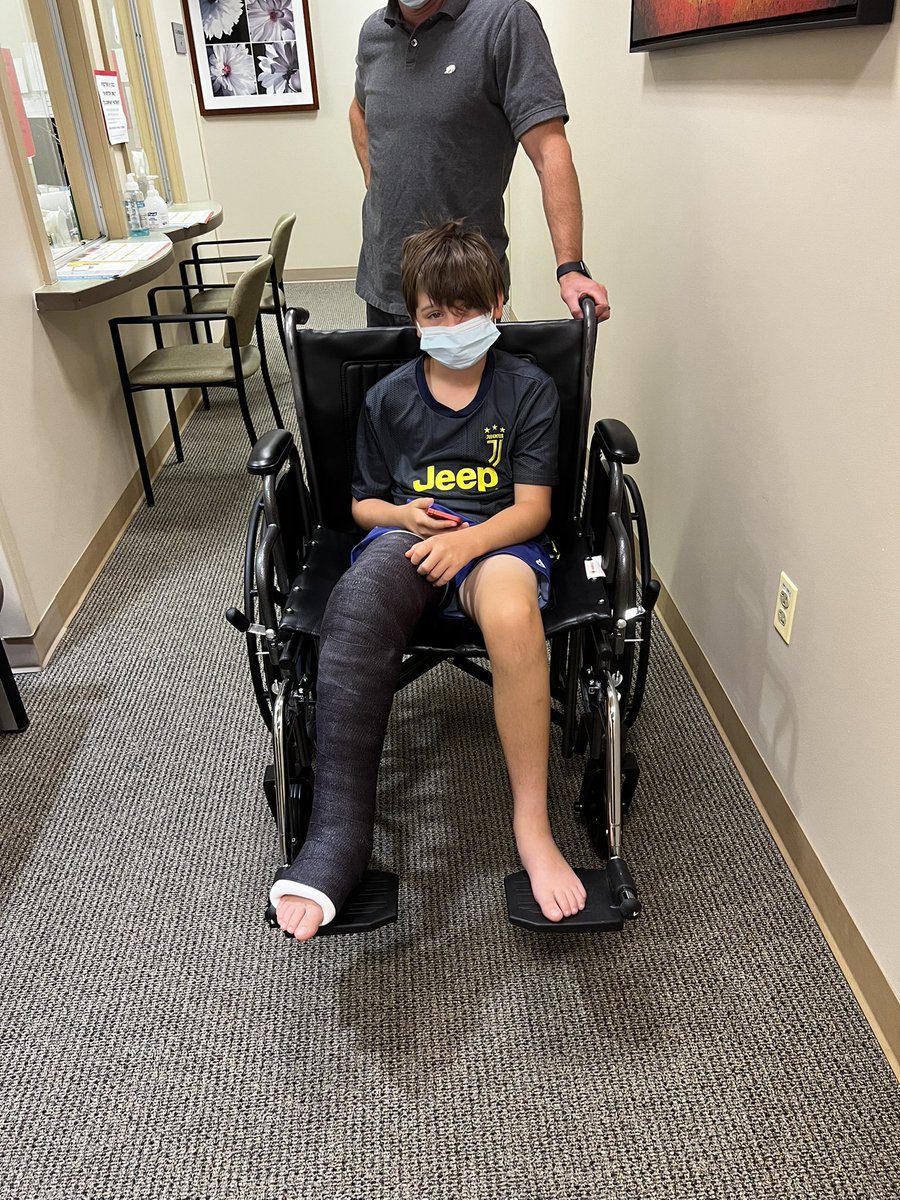 BuchwaldHelene's tweet photo. Thank you #adidas for making kick ass shin guards!  Had it not been for them, my son would be needing surgery to reset his tibia, which was broken in 3 places on Saturday during a soccer tournament. Highly recommend #adidas shin guards! https://t.co/RwiufwPes1