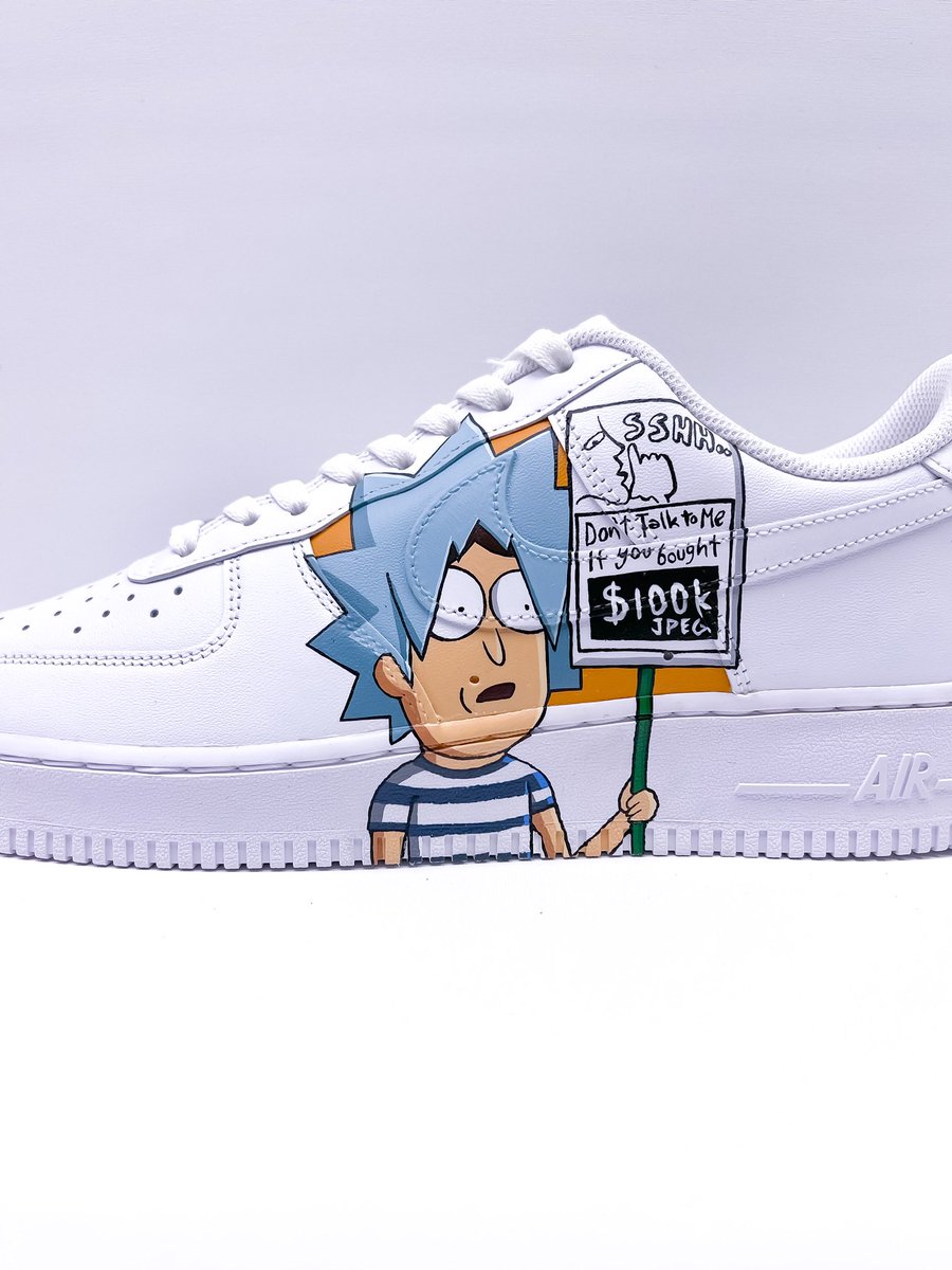 melonkicks's tweet photo. CUSTOM AF1
"100k JPEG" for @GodHatesNFTees
@srpeters
#melonkicks
#GodHatesNFTees https://t.co/IMWTJemKu1