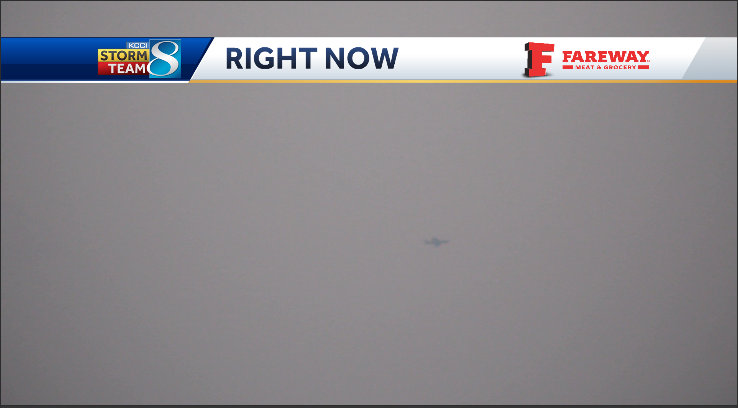 A <a href="/usairforce/">U.S. Air Force</a> E-3B Sentry flying laps over Des Moines.