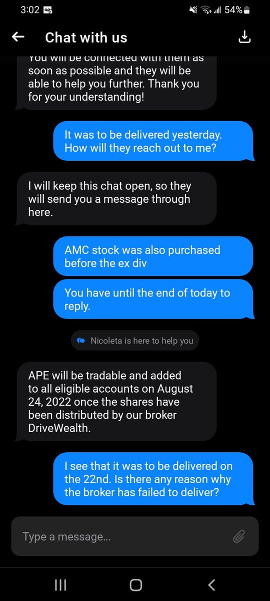 SingleFrame_'s tweet image. My broker is Drivewealth through Revolut securities and I have 0% of #APE that is owed to me All Day

Merrill also did not provide APE on Monday but did on Tuesday.

#AMC @CEOAdam $APE $AMC