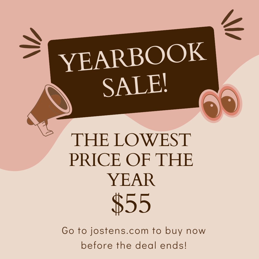HEY HEY!!! Deal ends this week, so make sure to get your yearbook orders in at jostens.com! Order soon!❤️