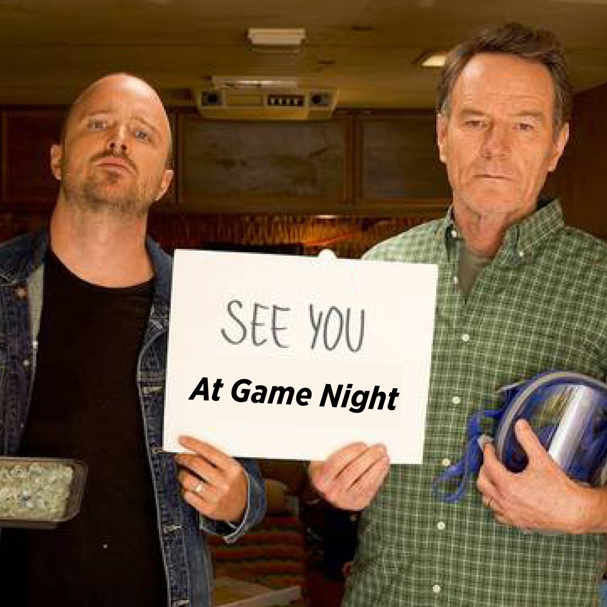 PlayDSSGames's tweet photo. “WE HAVE TO PLAY PARTY GAMES, JESSE!” - Actual quote from Breaking Bad

#breakingbad #bryancranston #aaronpaul https://t.co/d3yXYh8FHv