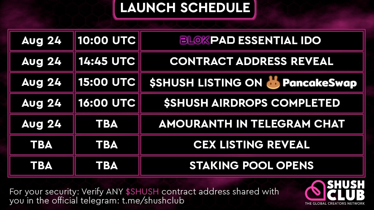 Shush Club tweet media