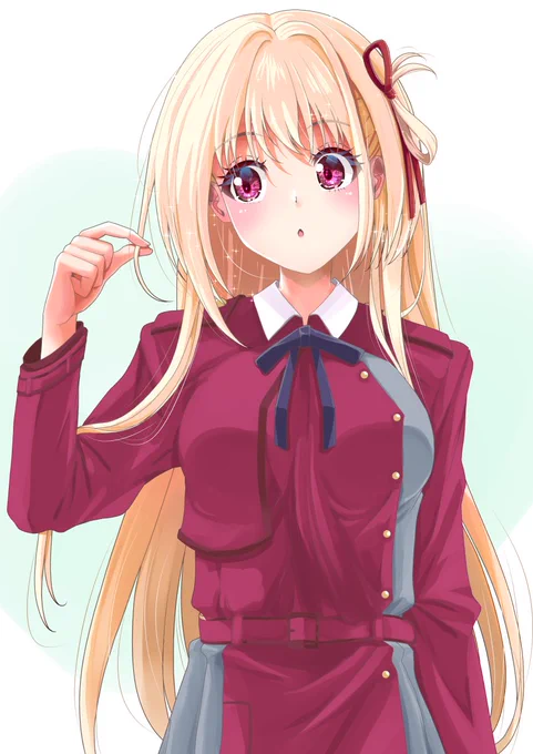 髪の毛伸ばしたらどんな感じなのか
#リコリス・リコイル 
#リコリコ 
