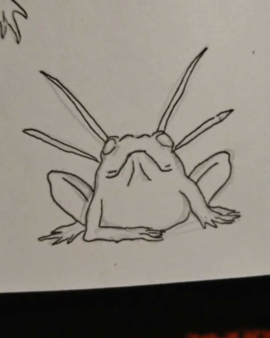 PennieCulus's tweet photo. Fairy Frogg just hanging out π§πΈβ¨
#pennieculus #illustration #art #drawing #painting #traditionalart #traditionalartwork #sketching #sketch #doodle #doodles #sketchbook #frog #frogs #froggingawesome #froggy #froggs #frogfrogfrog https://t.co/yY9LfVbEK0