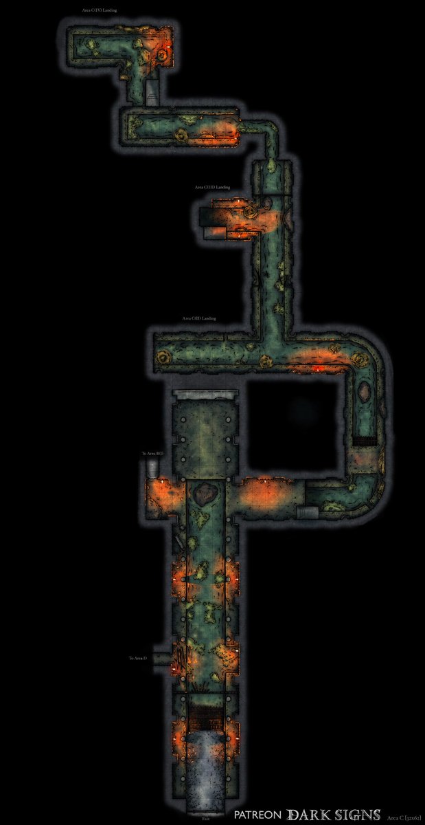 thedarksigns's tweet photo. Completed the Depths from #DarkSouls ! It was a long but very fun process. The full map listing is 9 layers, due to the verticality of the game.

#dnd #ttrpg #battlemap #dungeon https://t.co/onp4VytKrR