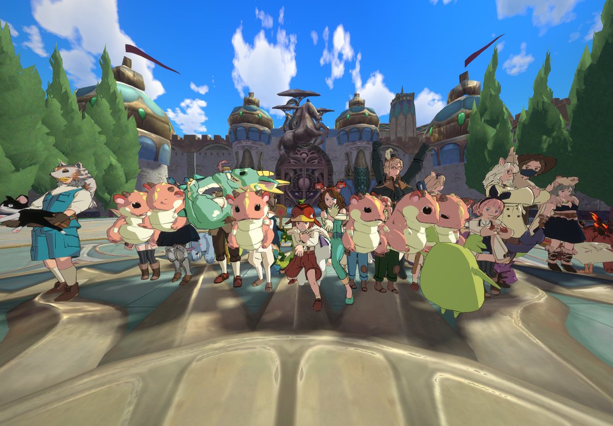 saintlantis's tweet photo. It’s more fun making friends in Ni No Kuni. #NiNoKuniCrossWorlds #nnk100days https://t.co/KxPt39sEro