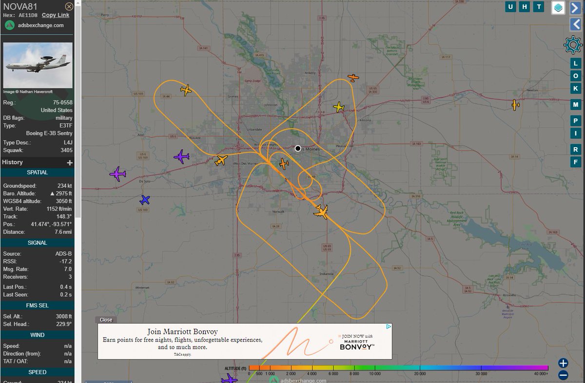 James Stratton KCCI on Twitter "USAF confirms the AWACS plane is