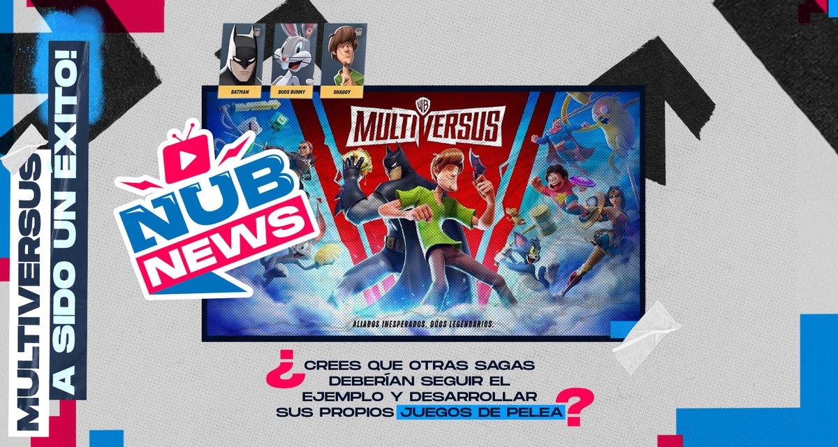 shegamingcol's tweet photo. ¡Multiversus! 👾

El juego que trae todos los personajes en sagas icónicas de Warner Bros. Interactive Entertainment ha sido un rotundo éxito en ventas 😱

¿Crees que otras compañías deberían seguir el ejemplo de Warner Bros y sacar su propio juego de pelea tipo crossover? 🤔 https://t.co/utYBIm7MD6