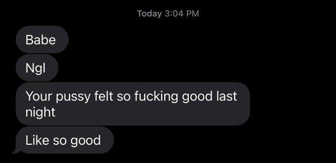 Told y&rsquo;all my pussy bomb https://t.co/ITTxOfpRW8