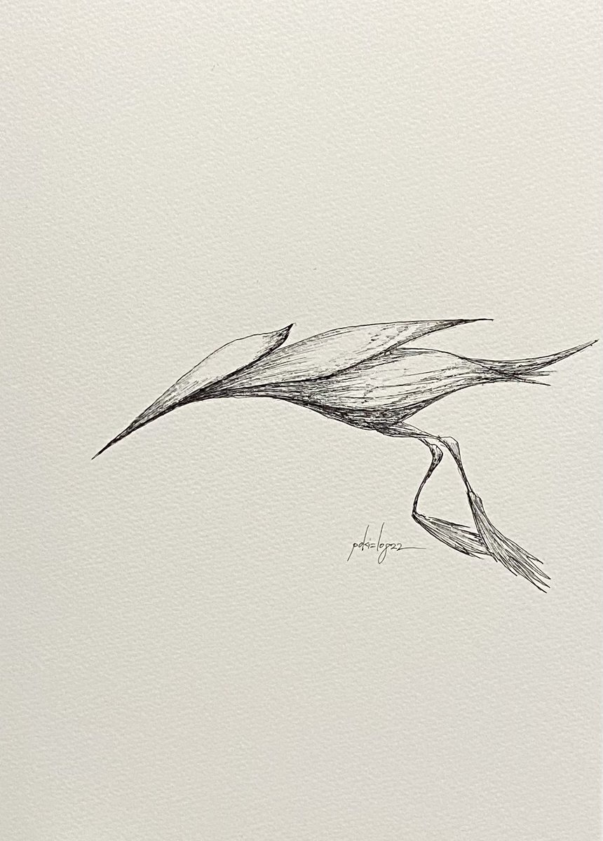 去年の昨日今日描いた絵です。 