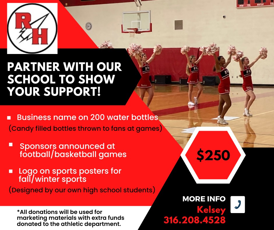 rosehillchamber's tweet photo. Chamber Members! 🚀 Want to show your support for our local Rockets?? Local businesses can show support of the schools and the schools will help advertise our businesses. Deadline is August 24! 

Contact Kelsey at 316-208-4528 for more info! https://t.co/CgU4533gz2