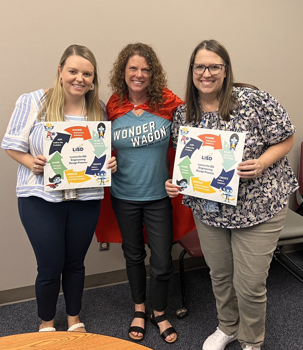 Lori4teachers's tweet photo. Enjoyed my WonderWagon training time with @BBOwenES @MrMichaelFulton @barentinej and their amazing staff!#WonderWagonLISD #STEMified https://t.co/HqRylmOAzM