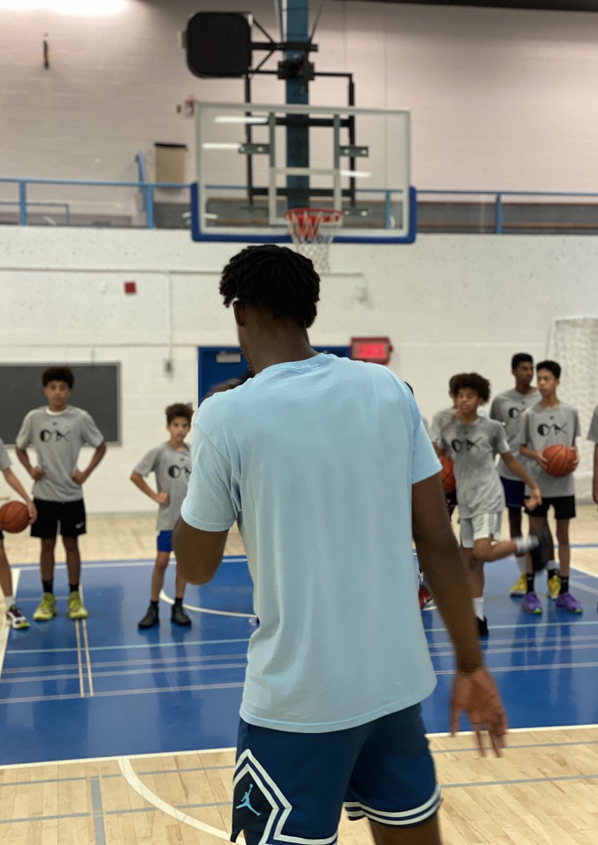 bayner's tweet photo. Congratulations to @olmaxpros8 on running his first basketball camp for the kids of Montreal. So great to see him giving back to the community! https://t.co/03KrGv3t2Y