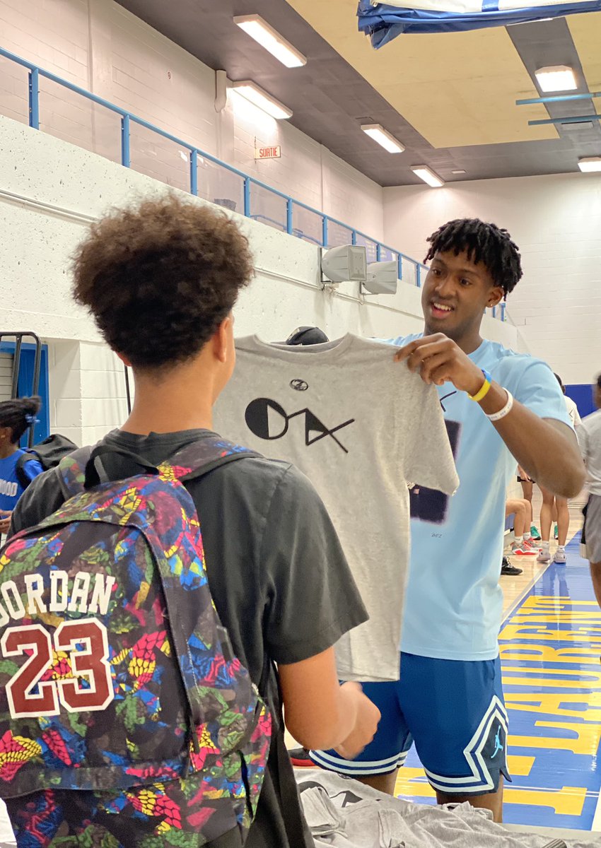 bayner's tweet photo. Congratulations to @olmaxpros8 on running his first basketball camp for the kids of Montreal. So great to see him giving back to the community! https://t.co/03KrGv3t2Y