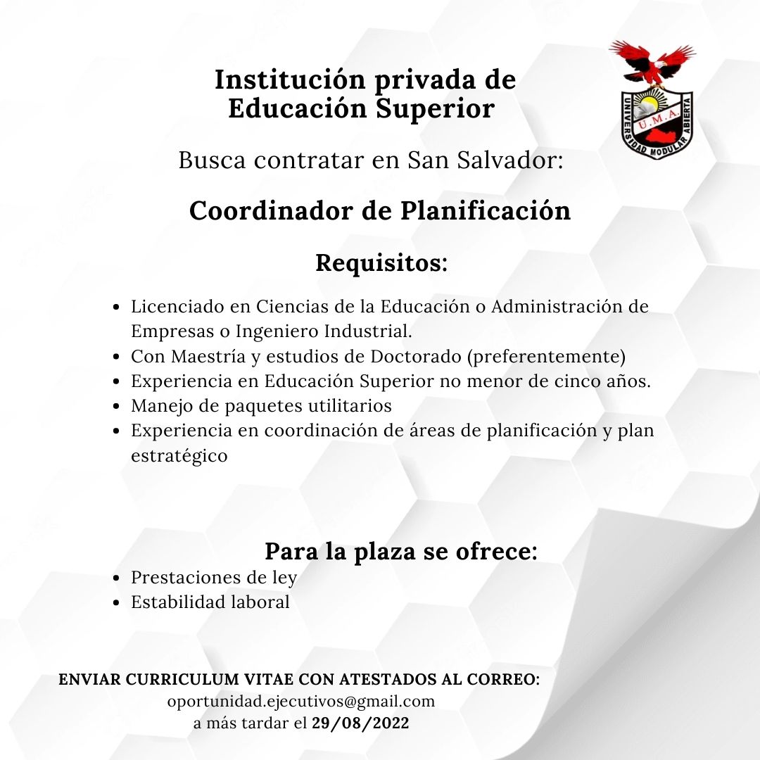 RadioUMA_'s tweet photo. Compartimos contigo las siguientes oportunidades de empleo: https://t.co/4jNIPXo6Xn