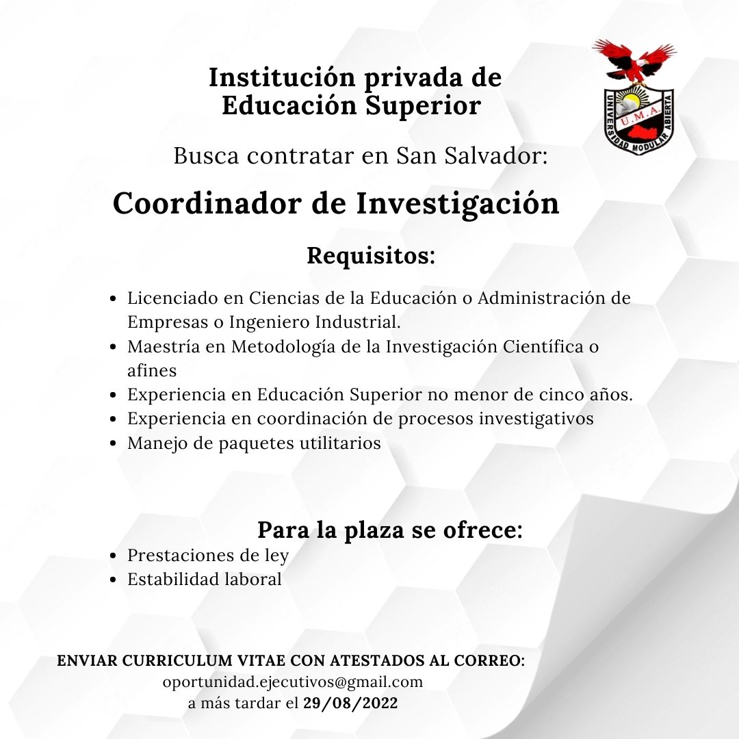 RadioUMA_'s tweet photo. Compartimos contigo las siguientes oportunidades de empleo: https://t.co/mVcYY0u4fu