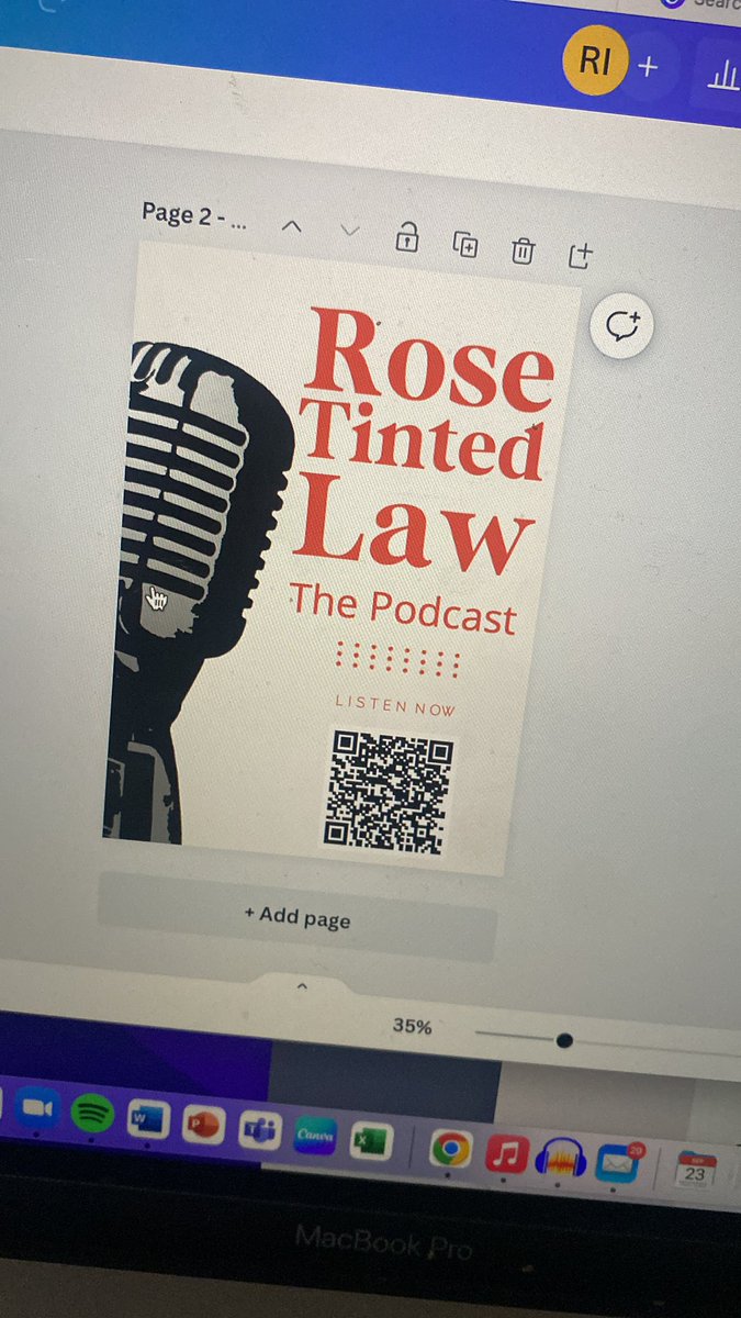 Did you know I have launched a podcast? I’m having honest conversations with people who are boldly carving out their unique place in our professional. Spotify and Apple Podcasts✨ #law  #lawtwitter #legal #legaltech #legalinnovation #runyourownrace #legaleducation #CareerGoals